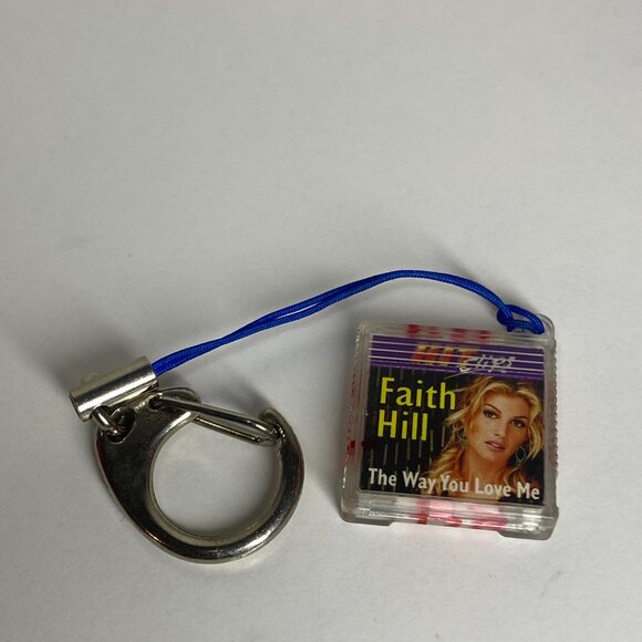 Hit Clips Keychain Music Faith Hill The Way You Love Me Vintage TESTED WORKS - Picture 4 of 4